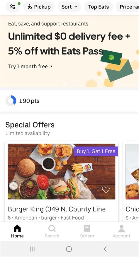 Dollar30 off ubereats - Offer's Details: Use this UberEATS code now and obtain 20% off on your purchase on ubereats.com. Stop wasting money by redeeming 20% Off First $25+ Order! Terms: Verify the website for further details. Use offer while stocks are available. Promo is only available to specific products. Discount deals are restricted to online shopping. 